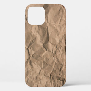 Braune, grob zerbrochene, gerecycelt Papiertextur Case-Mate iPhone Hülle