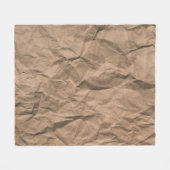 Braune, grob zerbrochene, gerecycelt Papiertextur Fleecedecke (Vorderseite (Horizontal))