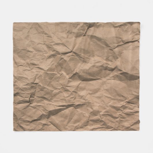 Braune, grob zerbrochene, gerecycelt Papiertextur Fleecedecke (Vorderseite (Horizontal))