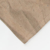 Braune, grob zerbrochene, gerecycelt Papiertextur Fleecedecke (Ecke)