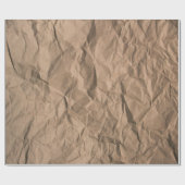 Braune, grob zerbrochene, gerecycelt Papiertextur Geschenkpapier (Flach)