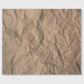 Braune, grob zerbrochene, gerecycelt Papiertextur Geschenkpapier (Flach)
