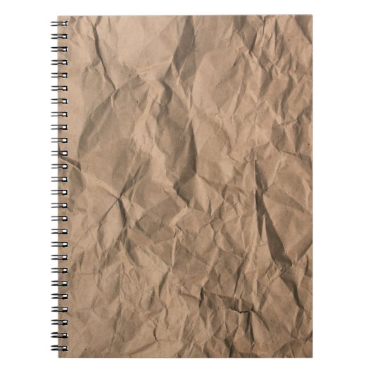 Braune, grob zerbrochene, gerecycelt Papiertextur Notizblock (Vorderseite)