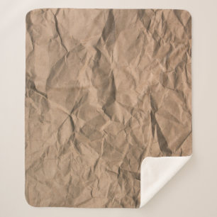Braune, grob zerbrochene, gerecycelt Papiertextur Sherpadecke