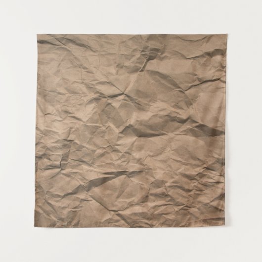 Braune, grob zerbrochene, gerecycelt Papiertextur Wandteppich (Vorderseite (Horizontal))