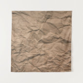 Braune, grob zerbrochene, gerecycelt Papiertextur Wandteppich (Vorderseite (Horizontal))