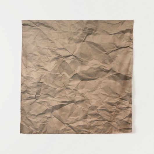 Braune, grob zerbrochene, gerecycelt Papiertextur Wandteppich (Vorderseite (Horizontal))