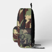 Braune grüne Camouflage Notebook Bedruckter Rucksack (Rechts)