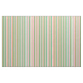 Braune, grüne, weiße und hellrosa Streifen Stoff (Yard (91,4 cm))