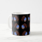 Braune Guinea Schweine Kaffeetasse (Vorderseite Links)