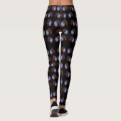 Braune Guinea Schweine Muster, Leggings (Rückseite)