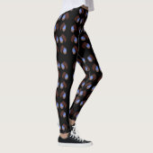 Braune Guinea Schweine Muster, Leggings (Rechts)