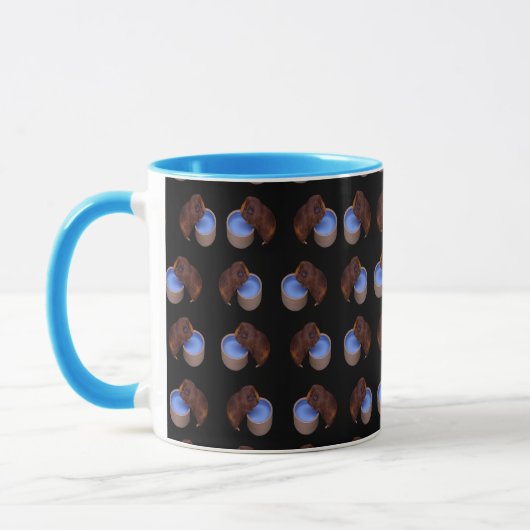 Braune Guinea Schweine Tasse (Links)
