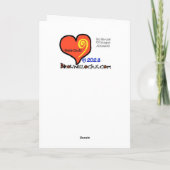 Braune Haare Männliche Golfer Grußkarte Karte (Rückseite)