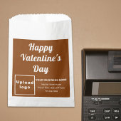 Braune Handelsmarke; Valentine; Papiertüte Geschenktütchen