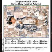 Braune Hautmädchen mit weißem Kaninchen EC3R-Decou Seidenpapier