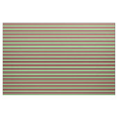 Braune, hellgrüne, weiße und schwarze Streifen Stoff (Yard (91,4 cm))