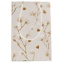 Braune Herzen Schmachtend Florale Hochzeitsfeier