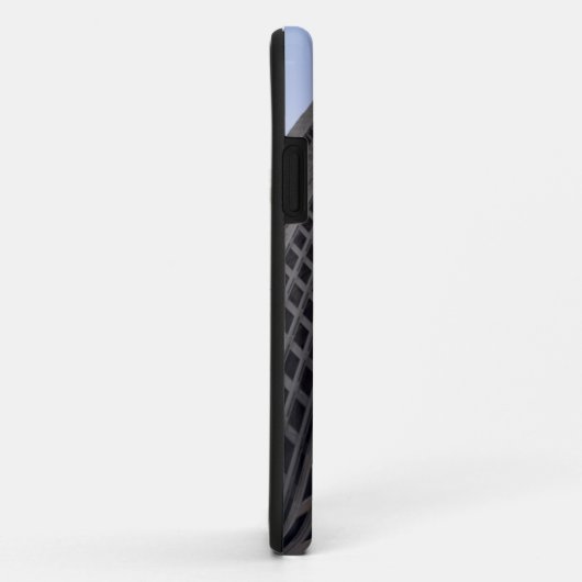 Braune, hoch aufragende Gebäude-Telefongehäuse Case-Mate iPhone Hülle (Hinten/Rechts)