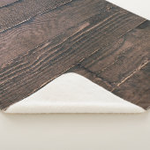 Braune Holzbretter Sherpadecke (3/4)