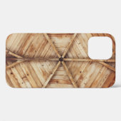 Braune Holzdecke Case-Mate iPhone Hülle (Rückseite (Horizontal))