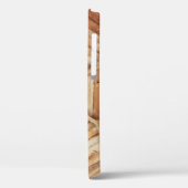 Braune Holzdecke Case-Mate iPhone Hülle (Rückseite / Links)