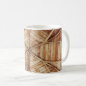 Braune Holzdecke Kaffeetasse (VorderseiteRechts)