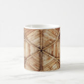 Braune Holzdecke Kaffeetasse (Mittel)