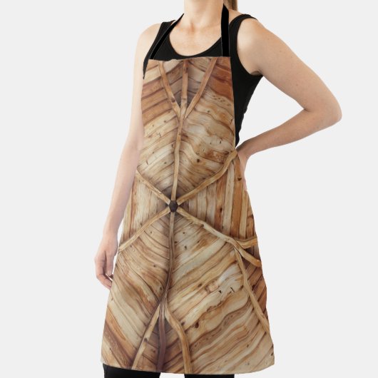 Braune Holzdecke Schürze (InSitu)