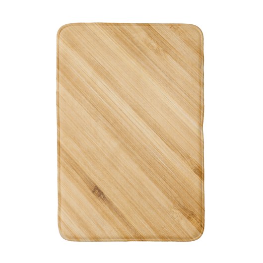 Braune Holzfläche Badematte (Vorderseite Vertikal)