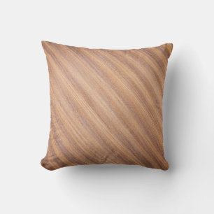 Braune Holzfläche Kissen