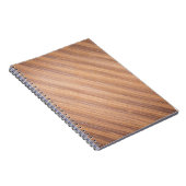 Braune Holzfläche Notizblock (Rechte Seite)