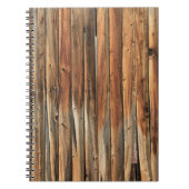 Braune Holzfläche Notizblock (Vorderseite)