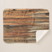 Braune Holzfläche Sherpadecke (Vorderseite (Horizontal))