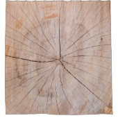Braune Holzplatte Duschvorhang (Vorderseite)