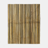 Braune Holzplatte Fleecedecke (Vorderseite)