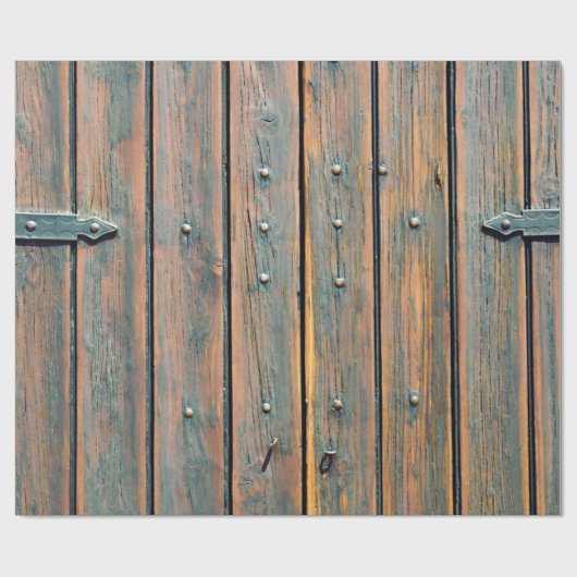 Braune Holzplatte Geschenkpapier (Flach)