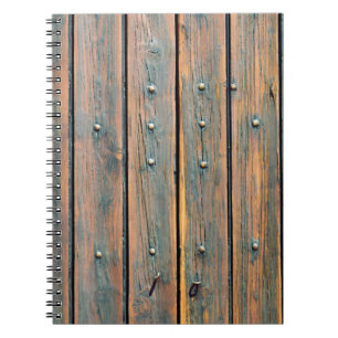 Braune Holzplatte Notizblock