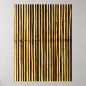 Braune Holzplatte Poster (Vorne)