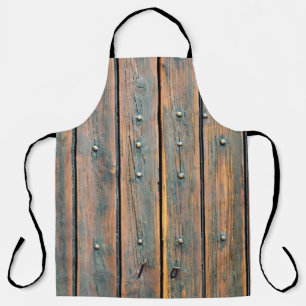 Braune Holzplatte Schürze