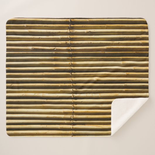 Braune Holzplatte Sherpadecke (Vorderseite (Horizontal))