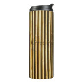 Braune Holzplatte Thermosbecher (Nach links gedreht)