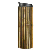 Braune Holzplatte Thermosbecher (Nach rechts gedreht)