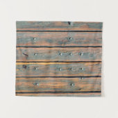 Braune Holzplatte Wandteppich (Vorderseite (Horizontal))