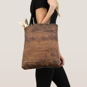 Braune Holzstruktur. Abstrakter Hintergrund Tasche (Von Nahem)