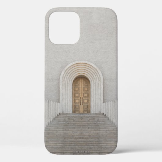 BRAUNE HOLZTÜR Case-Mate iPhone HÜLLE (Rückseite)