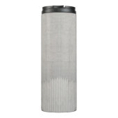BRAUNE HOLZTÜR THERMOSBECHER (Rückseite)