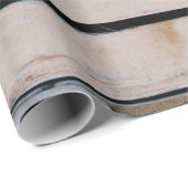 Braune Holzwand Geschenkpapier (Rolleneckpunkt)