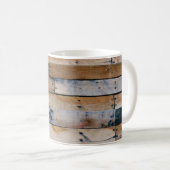 Braune Holzwand Kaffeetasse (VorderseiteRechts)