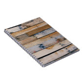 Braune Holzwand Notizblock (Rechte Seite)